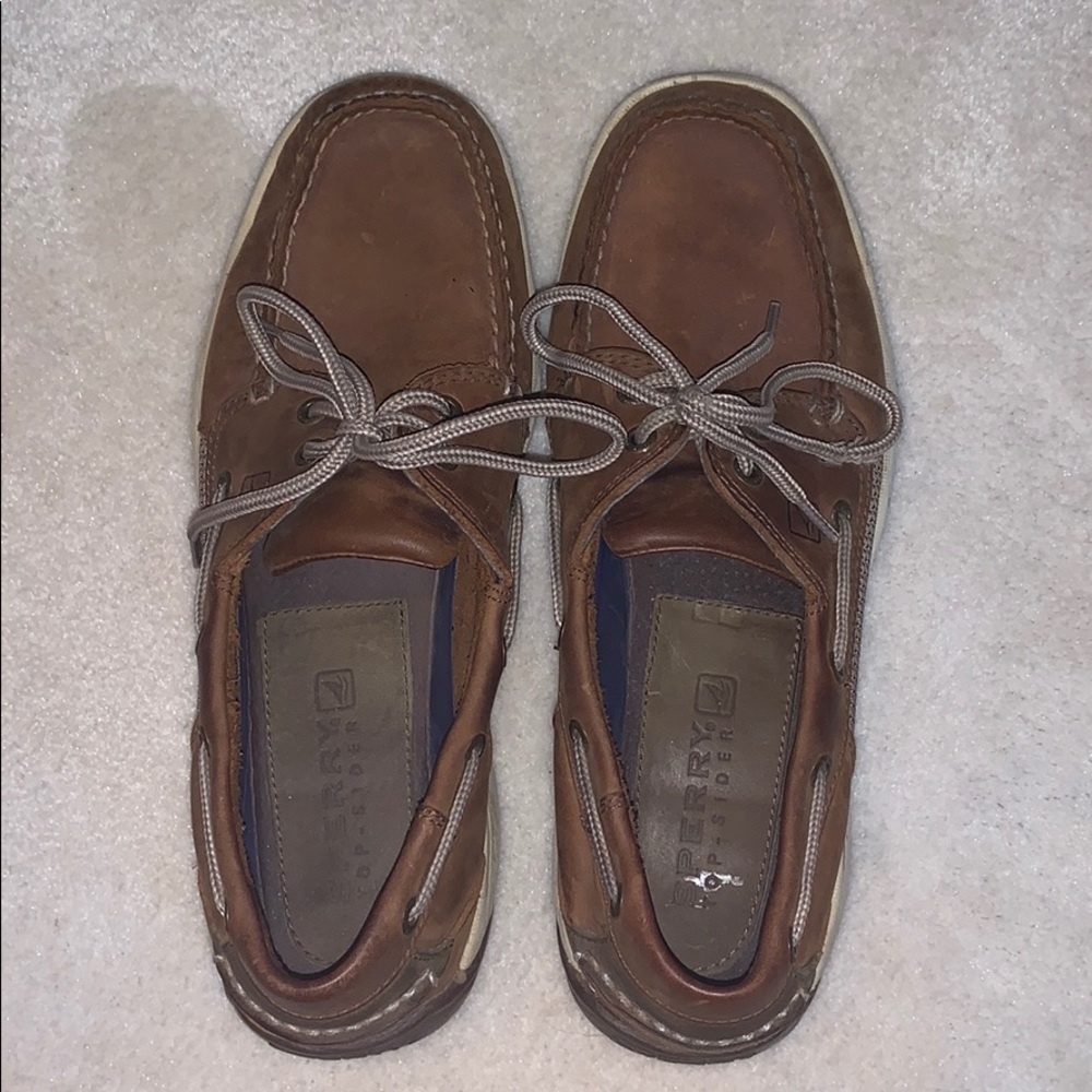 Men’s Size 9 Sperry Shoes (Brown/Tan)